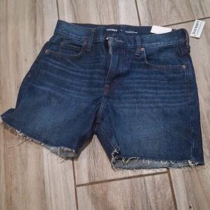Old Navy Women's Dark Blue Denim Shorts